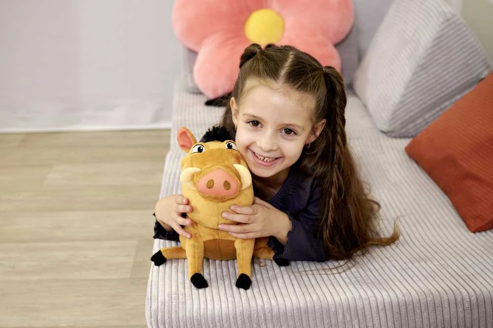 Mattel „Disney“ pliušinis žaislas „Liūtas karalius“, 30 l – Pumbaa, 25 cm
