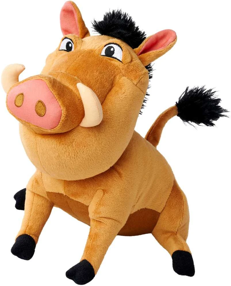 Mattel „Disney“ pliušinis žaislas „Liūtas karalius“, 30 l – Pumbaa, 25 cm