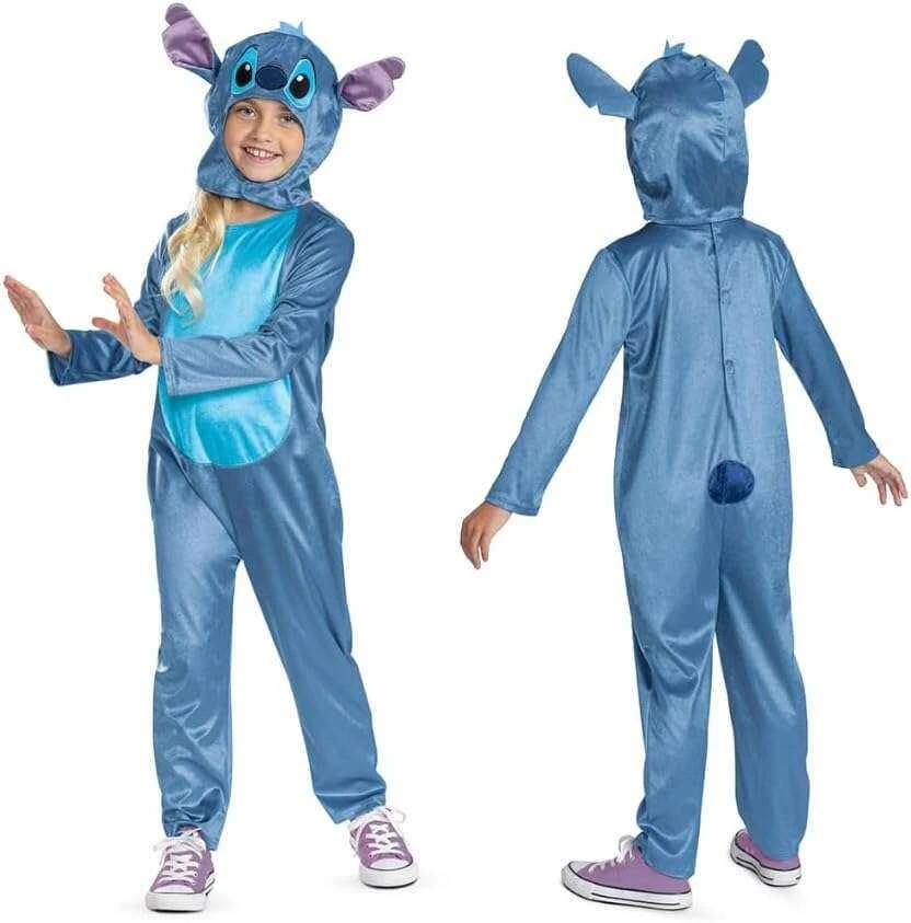 Disguise „Disney Lilo&Stitch“ karnavalinis kostiumas „Stitch“ kostiumas, puošni suknelė 127–136 cm (7–8 metai) „Kigurumi“