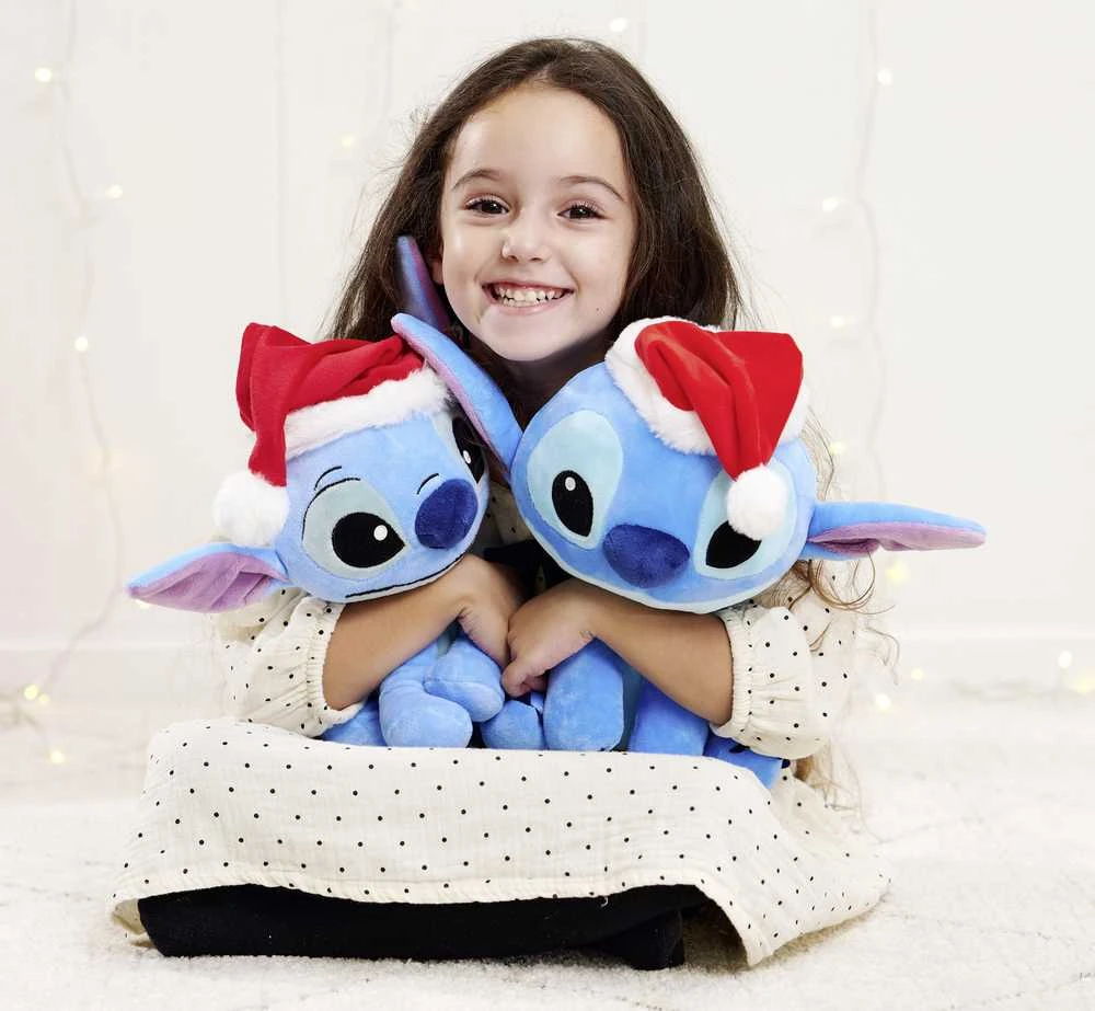 Simba Minkštas pliušinis Disney Stitch su Kalėdų kepure 25 cm