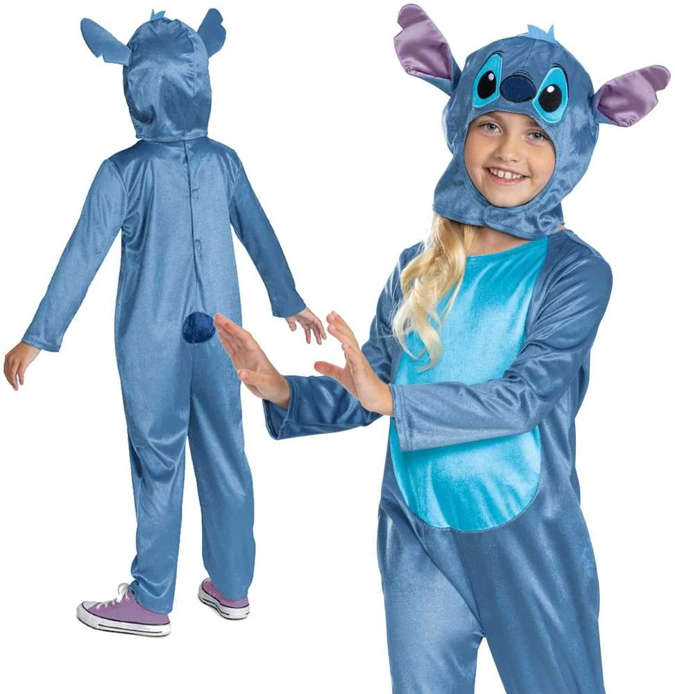 Disguise Disney Lilo&Stitch karnavalinis kostiumas Stitch puošnus kostiumas 94-109 cm (3-4 metai) Kigurumi
