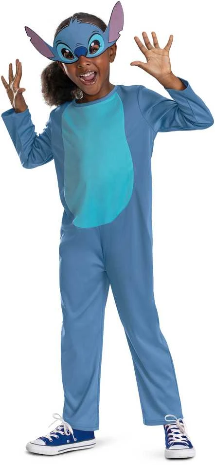 Bigbuy Carnival Disney Lilo ir Stitch karnavalinis kostiumas Stitch kostiumas ir kaukė 127 - 136 cm (7-8 metų)