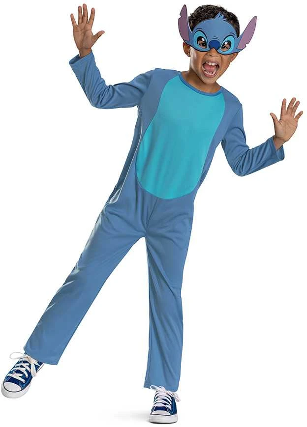Bigbuy Carnival Disney Lilo ir Stitch karnavalinis kostiumas Stitch kostiumas ir kaukė 127 - 136 cm (7-8 metų)