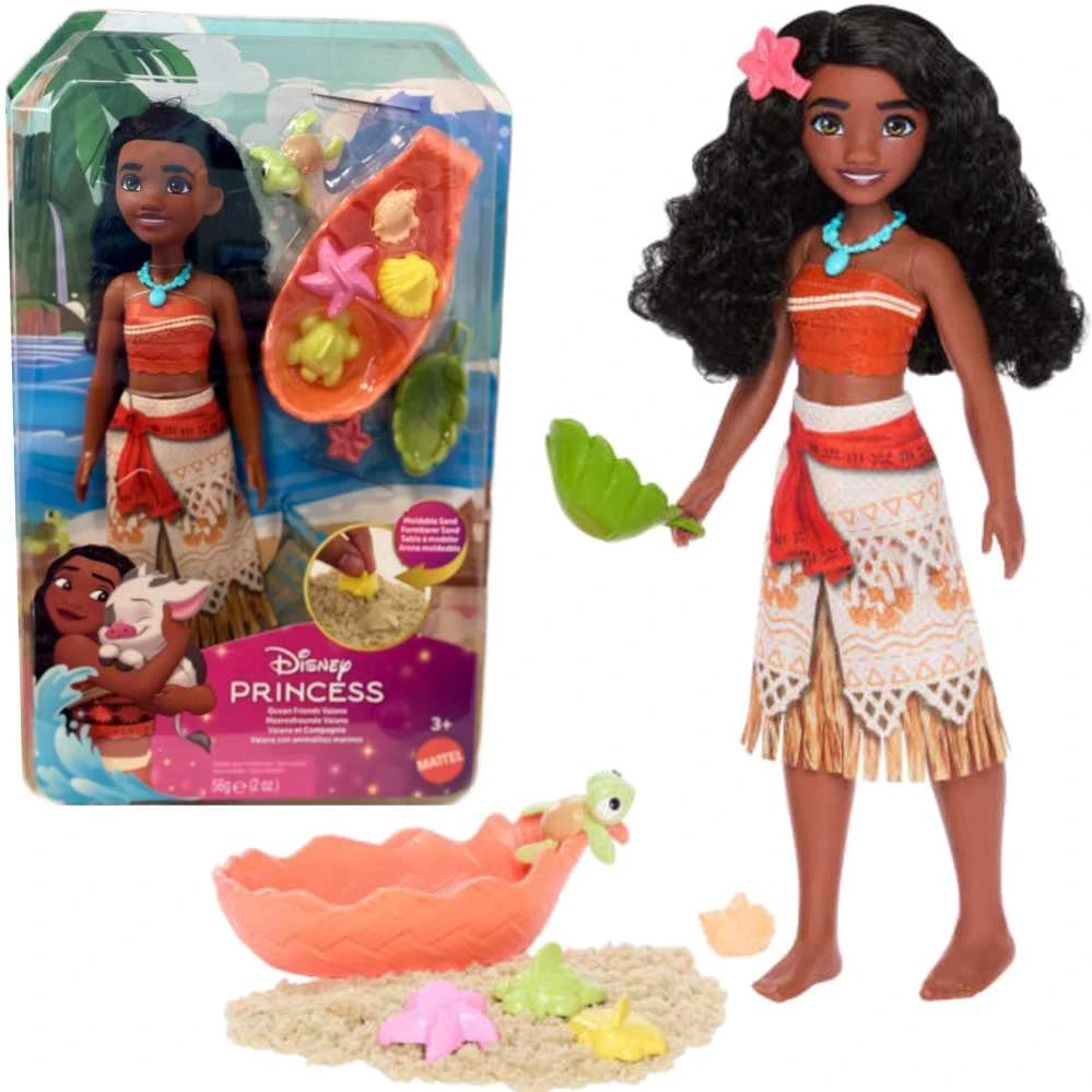 Mattel Lėlė ir figūrėlė Disney Vaiana 2 draugai iš vandenyno