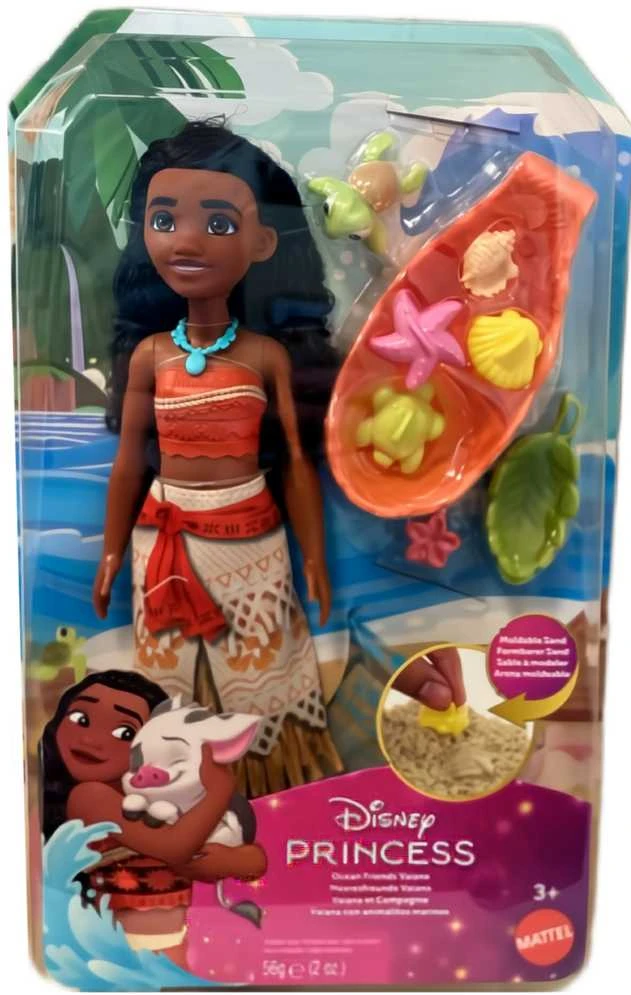 Mattel Lėlė ir figūrėlė Disney Vaiana 2 draugai iš vandenyno