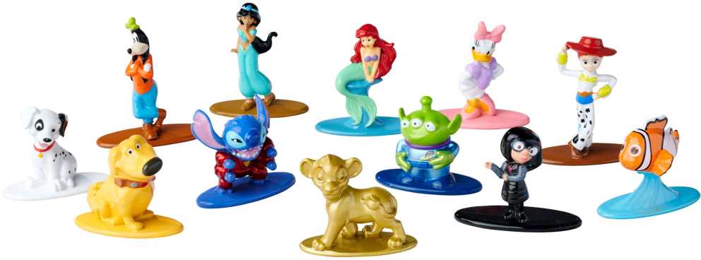 Simba „Disney Pixar Nano MetalFigs“ kolekcionuojamos figūrėlės „Disney“ veikėjų staigmenų krepšys, 2 serija