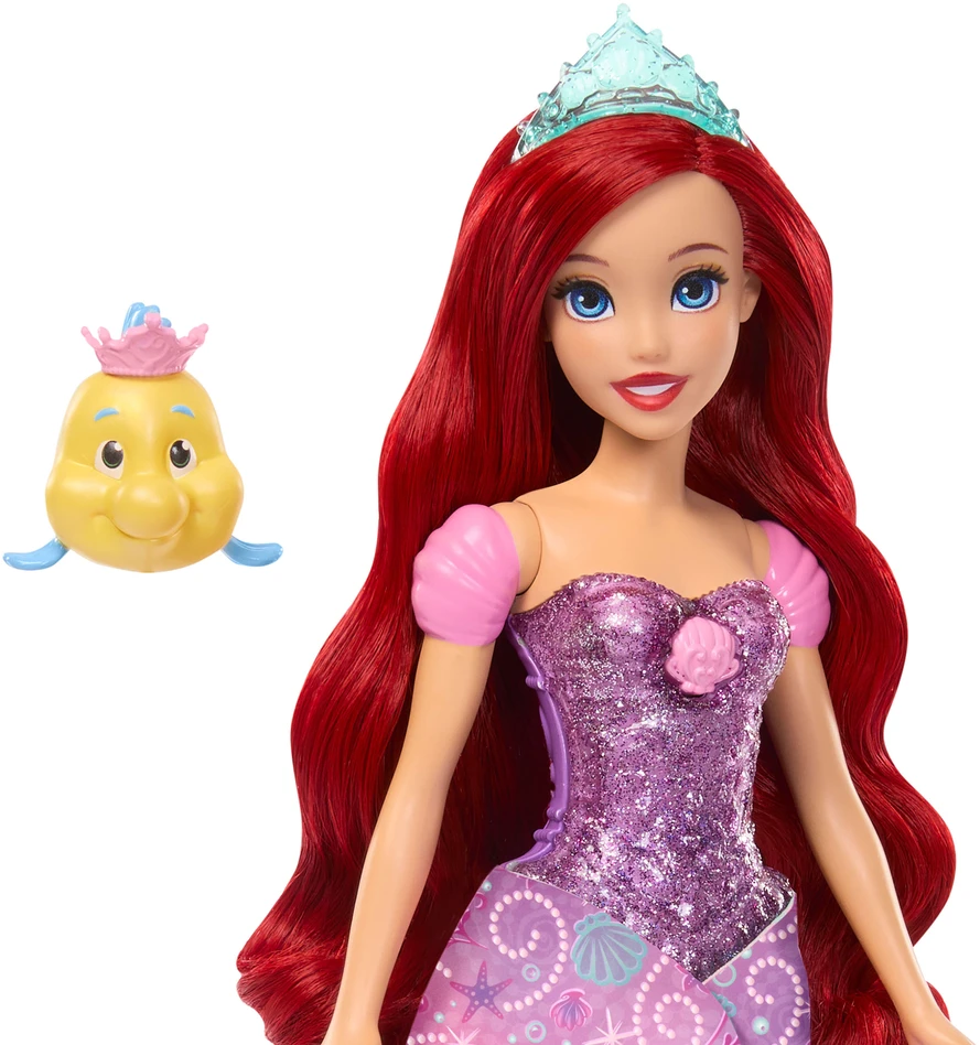 Mattel DISNEY PRINCESS lėlė Arielė su transformacijos funkcija (JLK19)