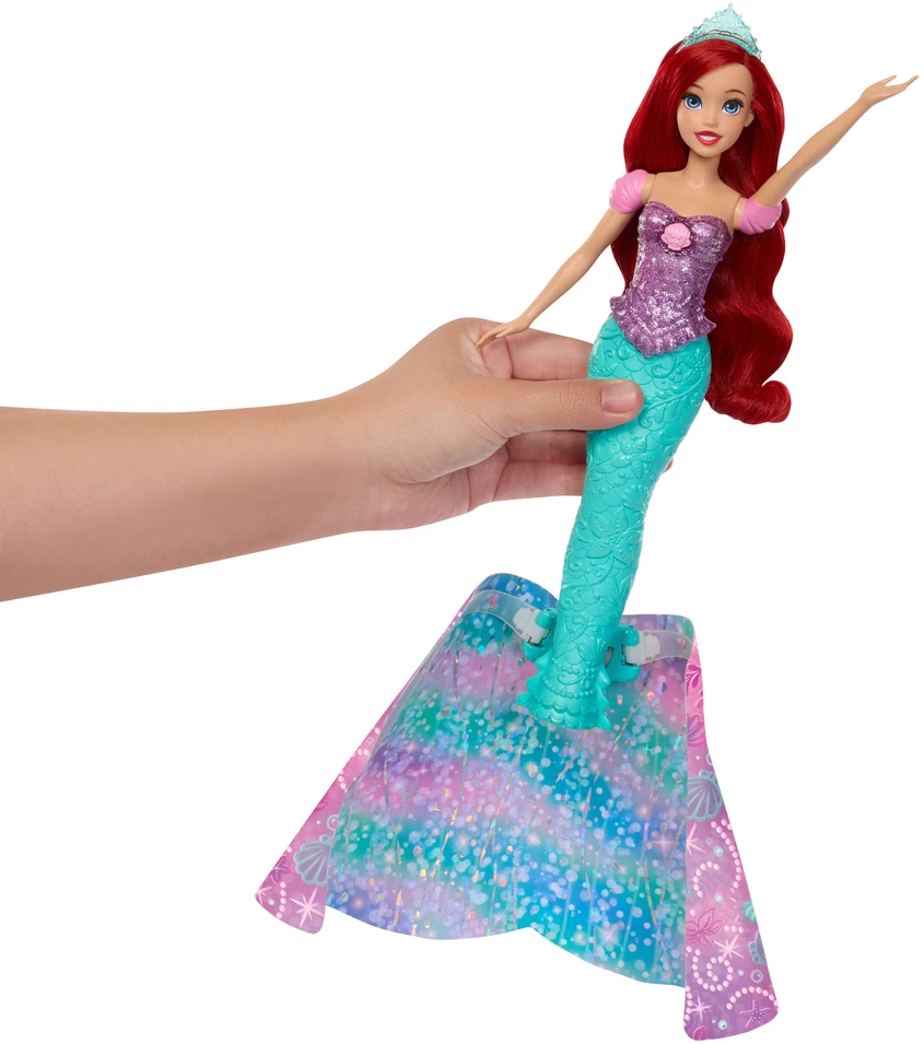 Mattel DISNEY PRINCESS lėlė Arielė su transformacijos funkcija (JLK19)