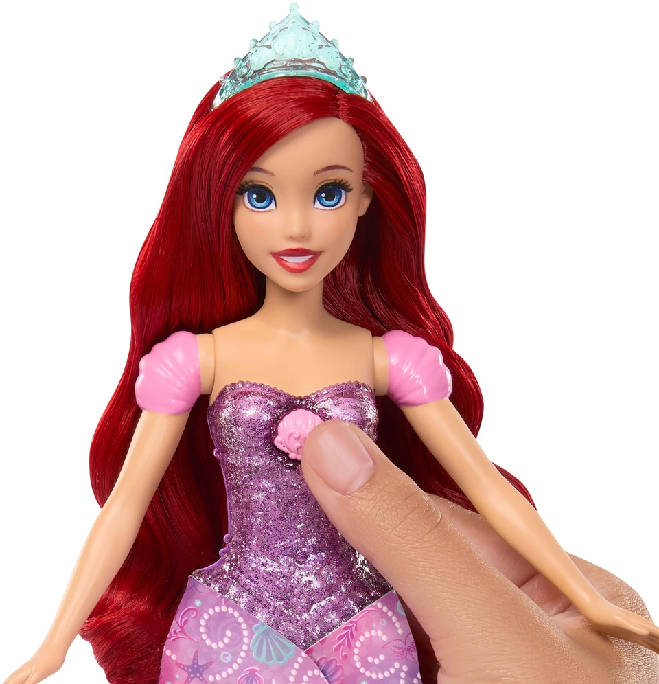 Mattel DISNEY PRINCESS lėlė Arielė su transformacijos funkcija (JLK19)