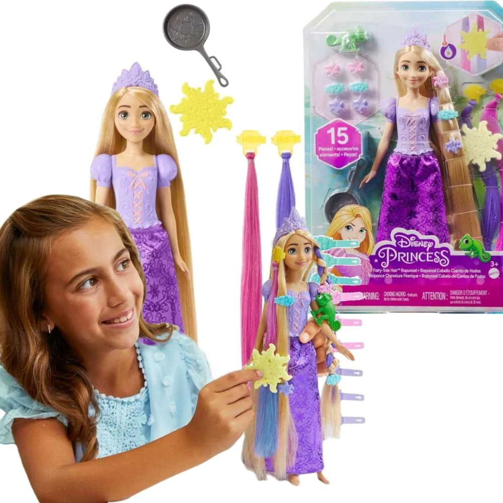 „Disney Princess“ lėlė - Auksaplaukė su spalvų keitimo funkcija