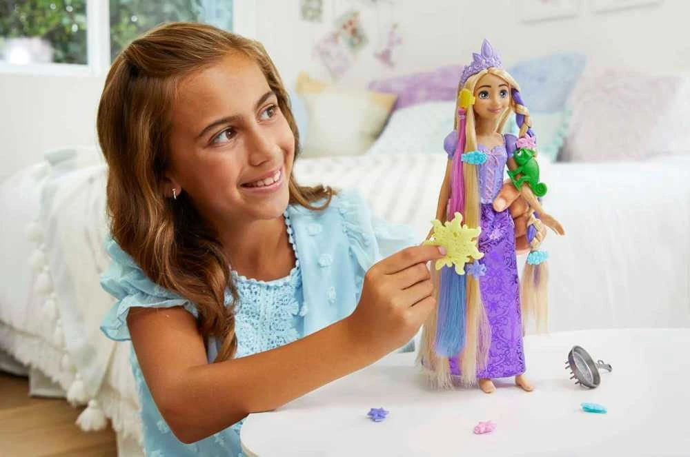 „Disney Princess“ lėlė - Auksaplaukė su spalvų keitimo funkcija