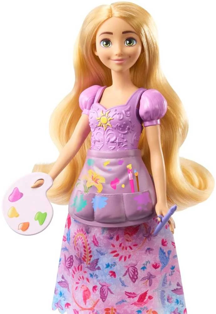 Mattel Lėlė Disney princesė Roszpunka 2in1 su aksesuarais