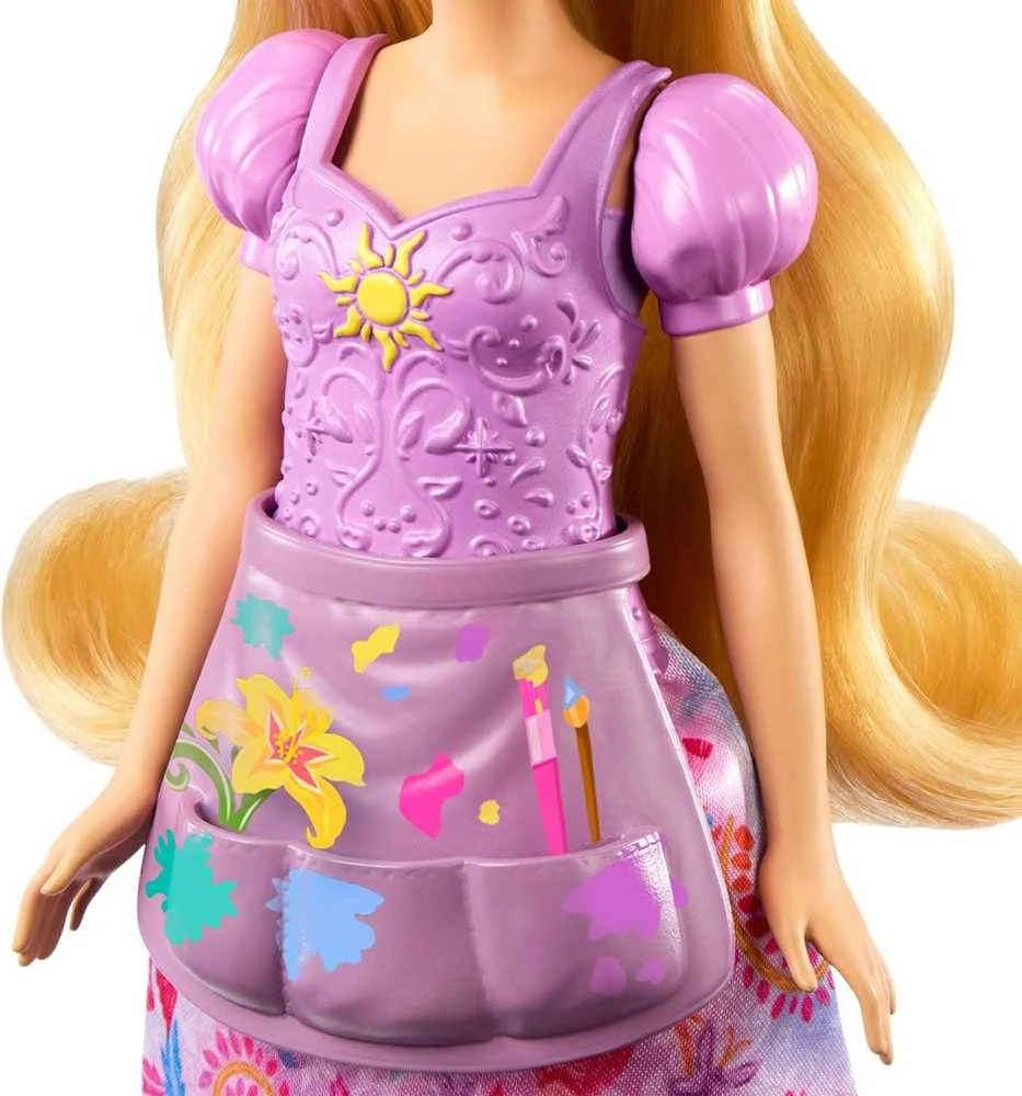Mattel Lėlė Disney princesė Roszpunka 2in1 su aksesuarais