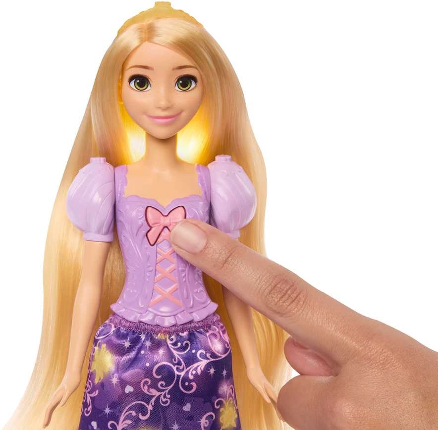 Mattel DISNEY PRINCESS RUPUNZEL interaktyvi lėlė Auksaplaukė (JHL46)