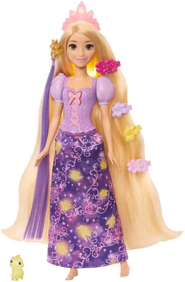 Mattel DISNEY PRINCESS RUPUNZEL interaktyvi lėlė Auksaplaukė (JHL46)