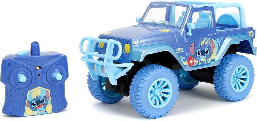 SIMBA „Disney Stitch“ nuotoliniu būdu valdoma „Jeep Wrangler“ RC transporto priemonė