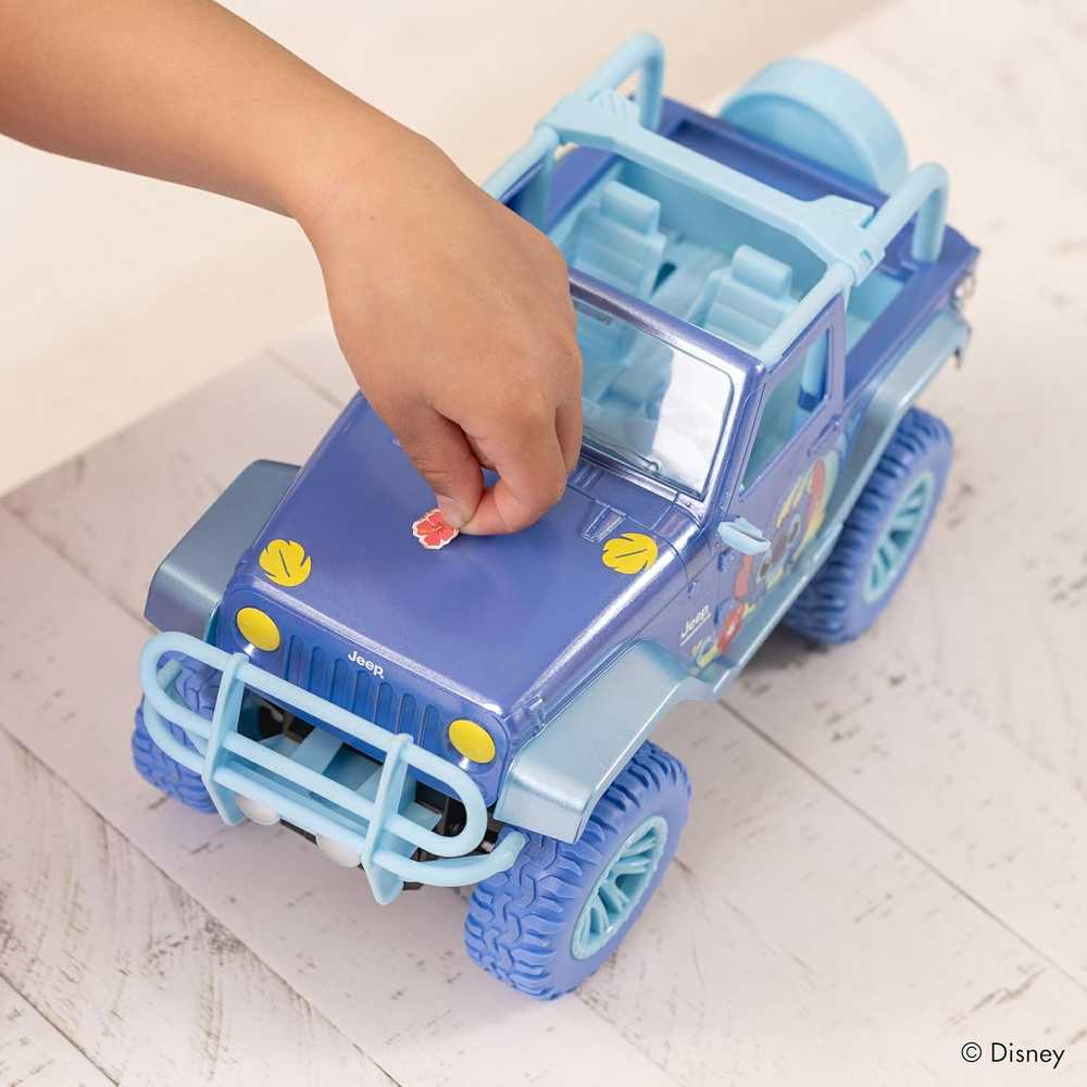 SIMBA „Disney Stitch“ nuotoliniu būdu valdoma „Jeep Wrangler“ RC transporto priemonė