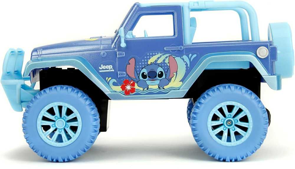 SIMBA „Disney Stitch“ nuotoliniu būdu valdoma „Jeep Wrangler“ RC transporto priemonė
