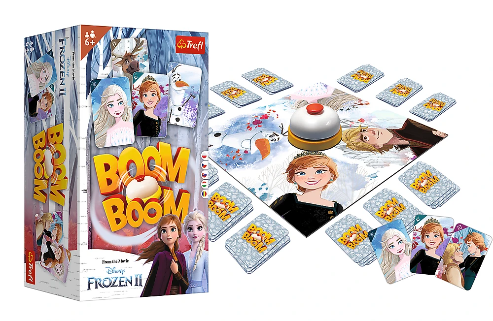 TREFL 01912 Žaidimas Boom Boom Frozen 2