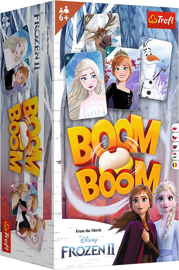 TREFL 01912 Žaidimas Boom Boom Frozen 2
