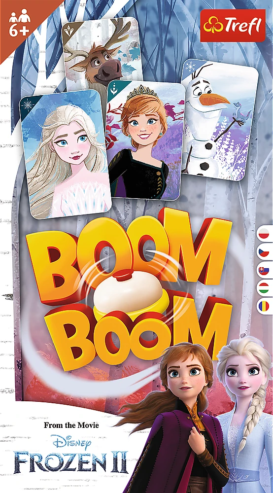 TREFL 01912 Žaidimas Boom Boom Frozen 2