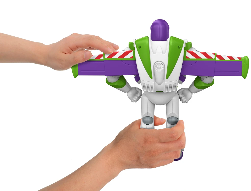 Toy Story Žaislų istorija - firminis iššokantis sparnelis Buzz 30cm (JKV39)