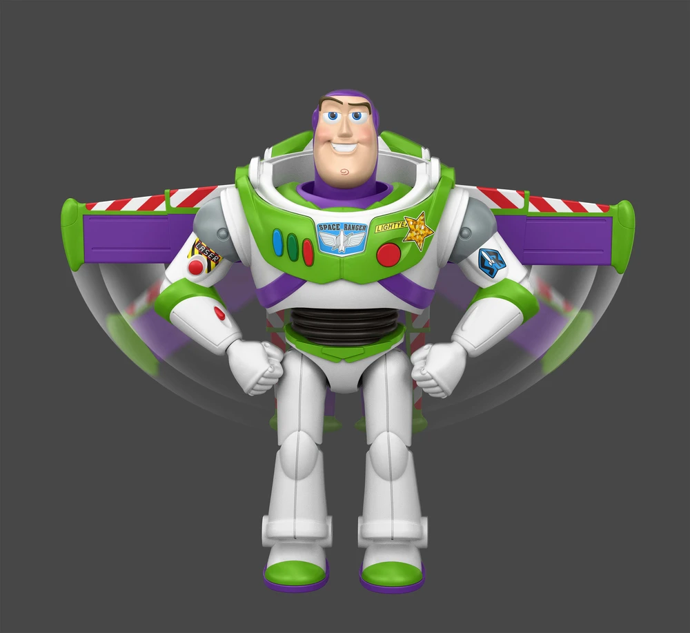 Toy Story Žaislų istorija - firminis iššokantis sparnelis Buzz 30cm (JKV39)