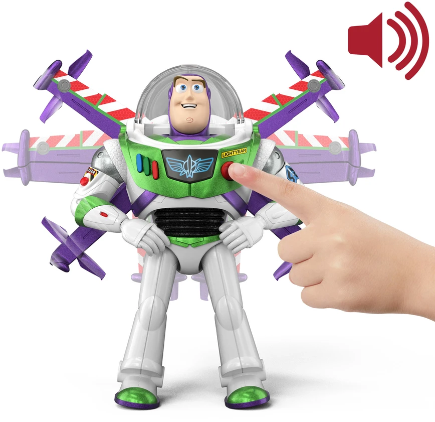 Mattel „Disney Toy Story 5“ interaktyvi figūrėlė Bazas Lightyear Bazas Lightyear 27 cm EN