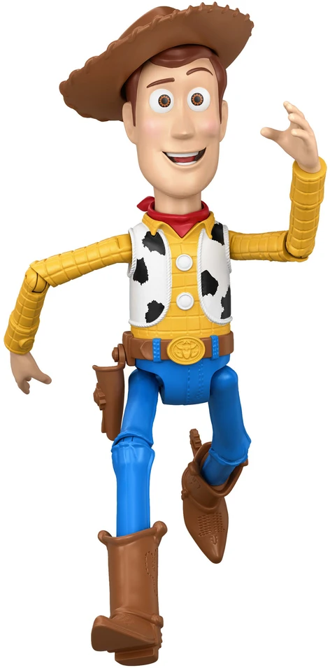 Mattel TOY STORY filmo interaktyvi bėganti figūrėlė Woody (didelė) (JKL95)