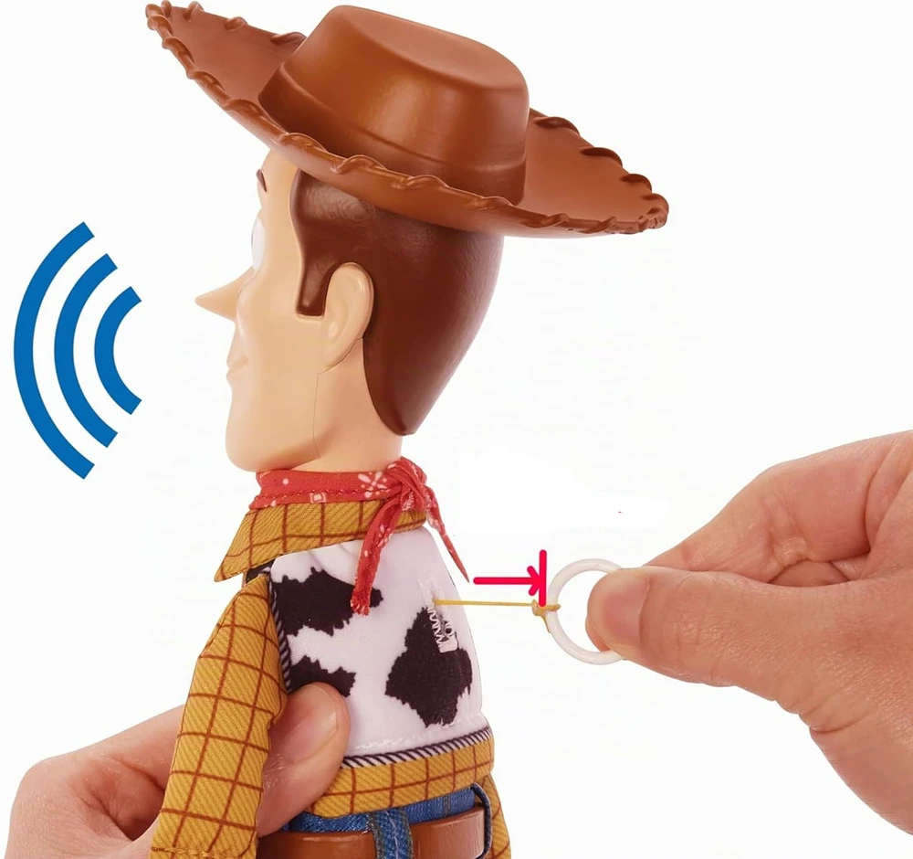 Mattel Disney Toy Story Interaktyvi minkšta figūrėlė Čiudas Vudis 31 cm EN