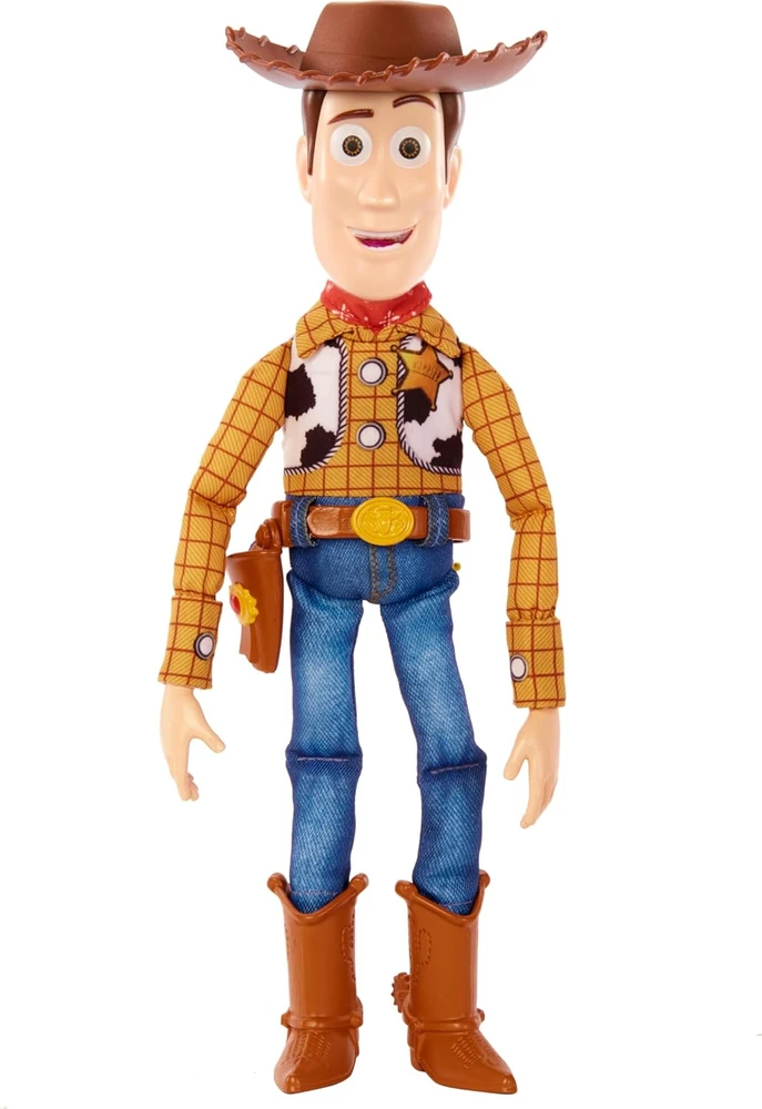 Mattel Disney Toy Story Interaktyvi minkšta figūrėlė Čiudas Vudis 31 cm EN