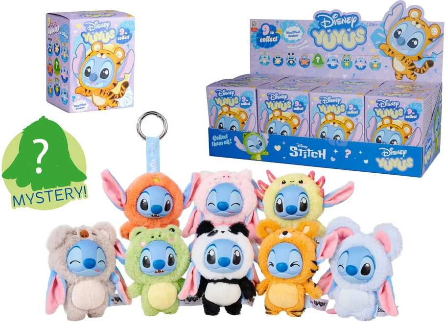 SIMBA Stitch Disney YuYus staigmenos figūrėlė, siuvinėta, 15 cm