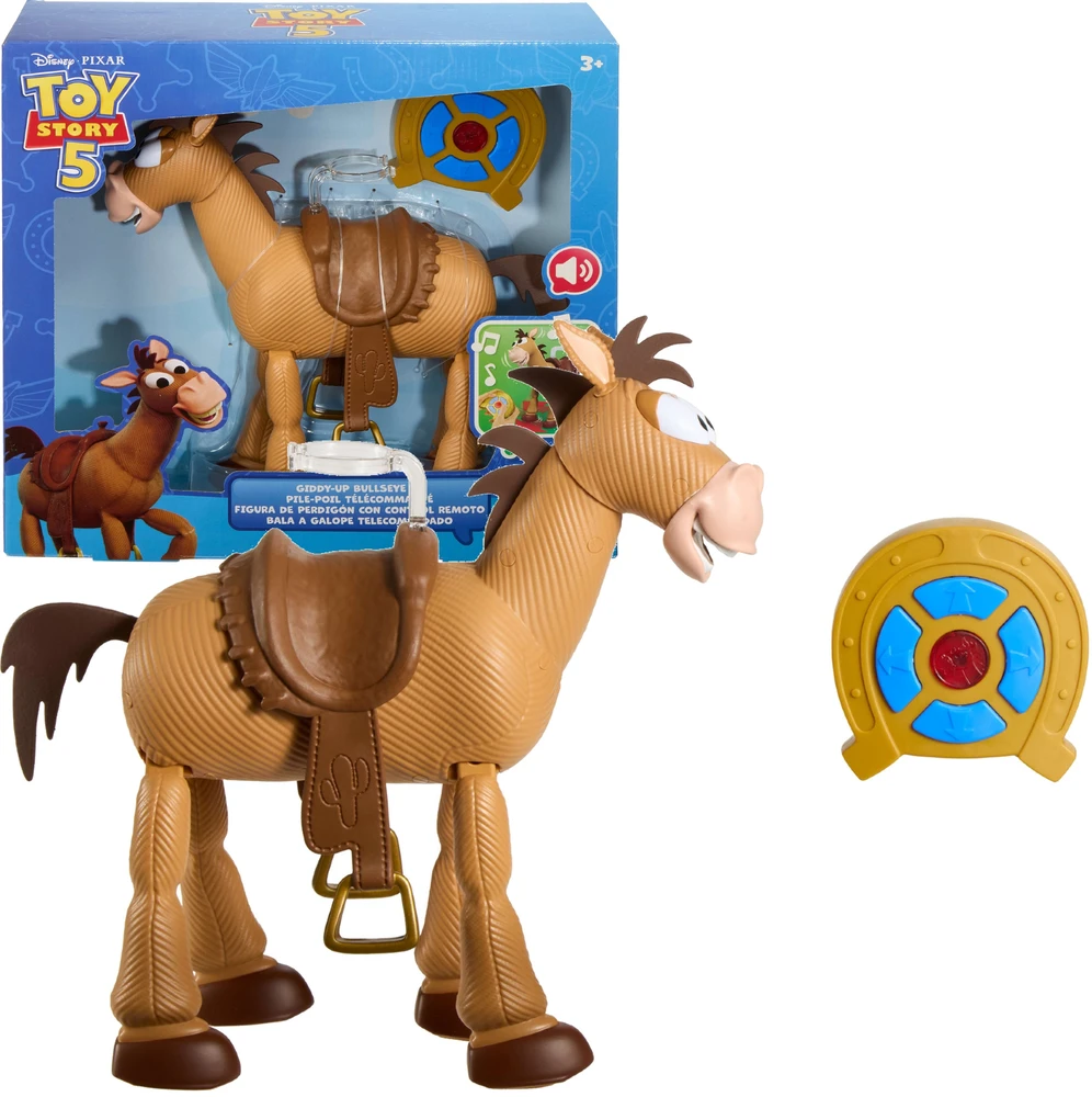 Mattel Disney Žaislų istorija 5 Interaktyvus nuotolinio valdymo Mustangas Arklys RC 27 cm