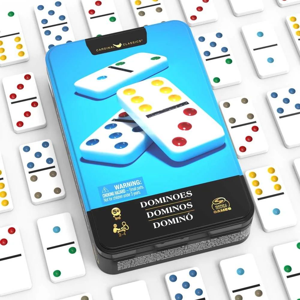 Spin Master Domino žaidimo komplektas skardinėje