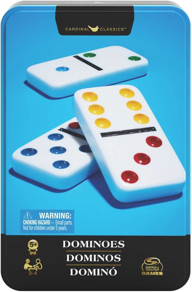Spin Master Domino žaidimo komplektas skardinėje