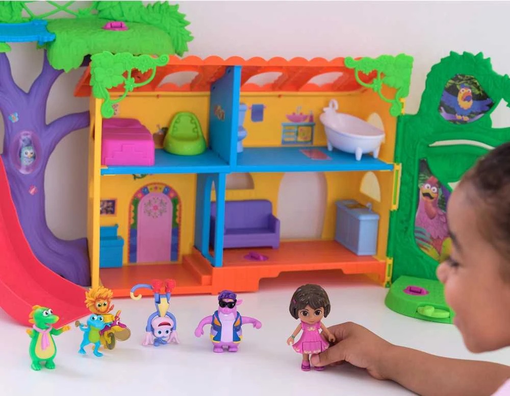Spin Master DORA TYRINĖTOJĖS žaidimų rinkinys Dora figūrėlių dovanų rinkinys
