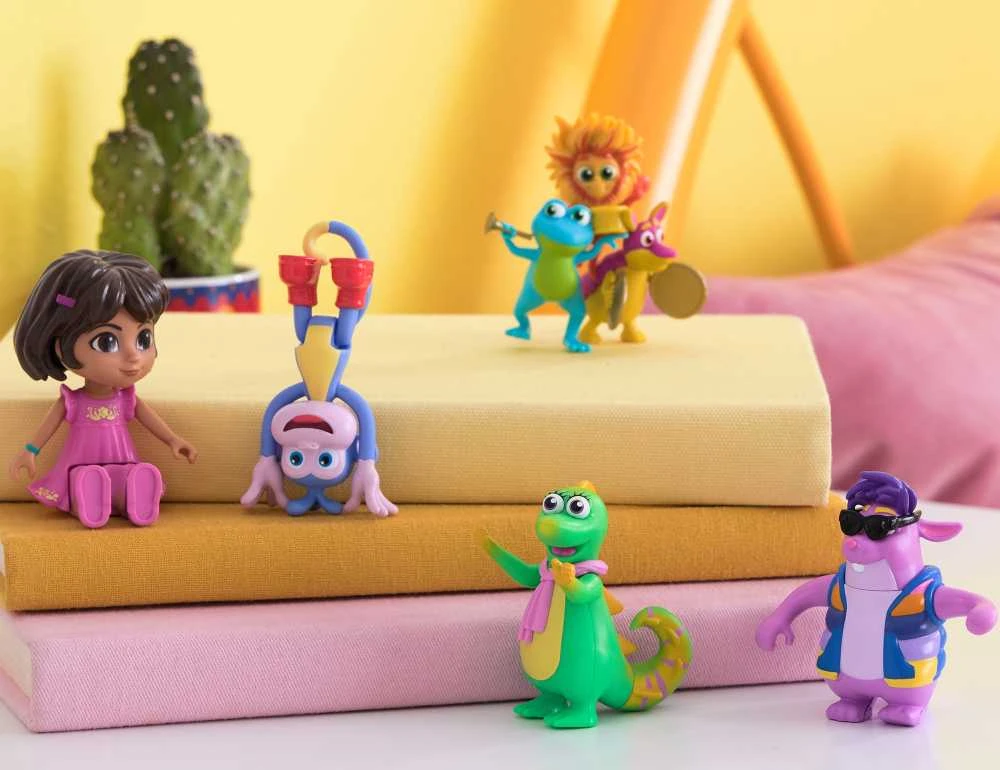 Spin Master DORA TYRINĖTOJĖS žaidimų rinkinys Dora figūrėlių dovanų rinkinys