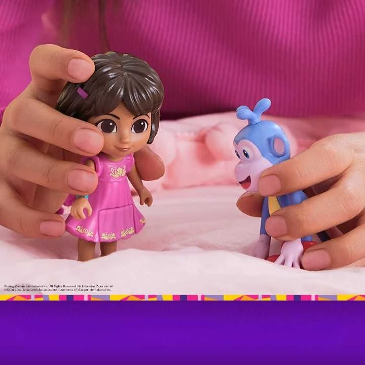 Spin Master DORA TYRINĖTOJĖS žaidimų rinkinys Dora figūrėlių dovanų rinkinys