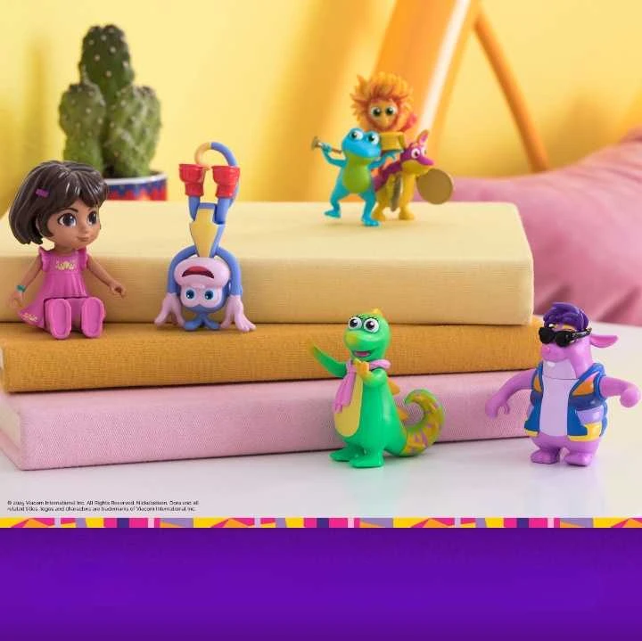Spin Master DORA TYRINĖTOJĖS žaidimų rinkinys Dora figūrėlių dovanų rinkinys