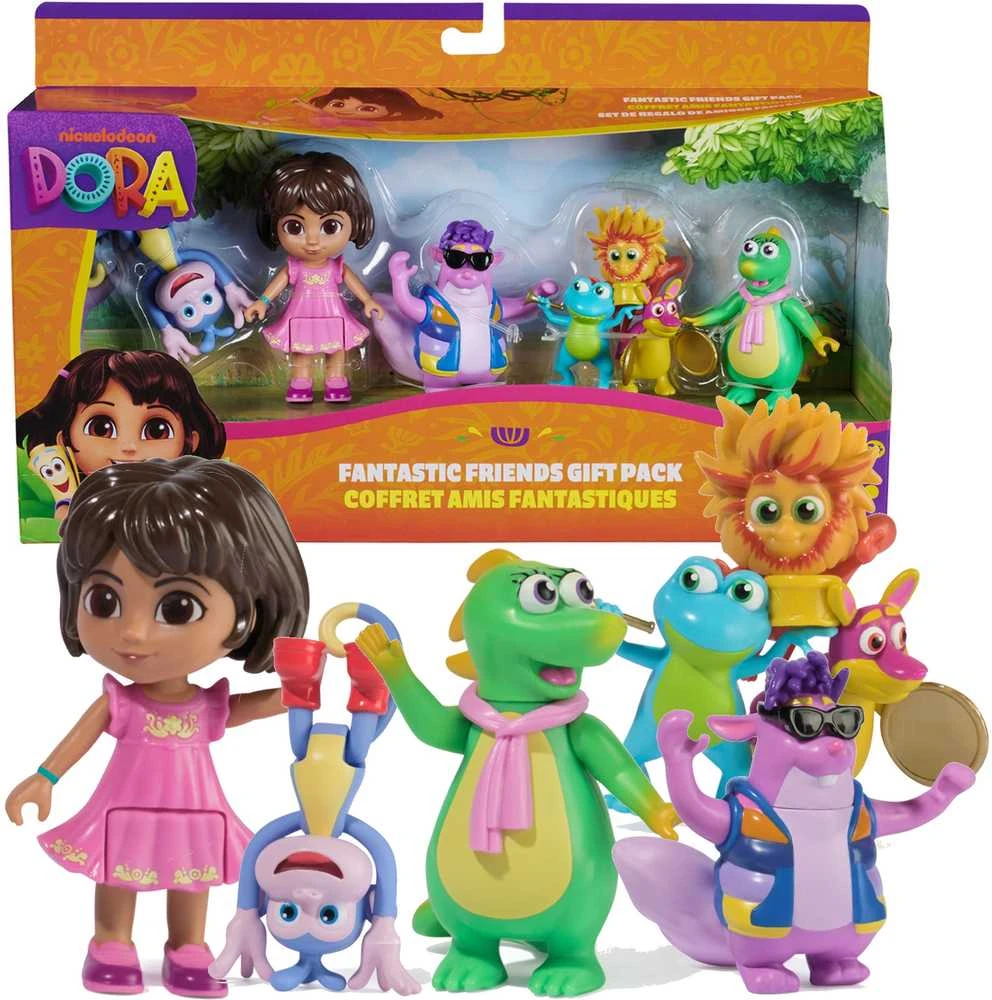 Spin Master DORA TYRINĖTOJĖS žaidimų rinkinys Dora figūrėlių dovanų rinkinys