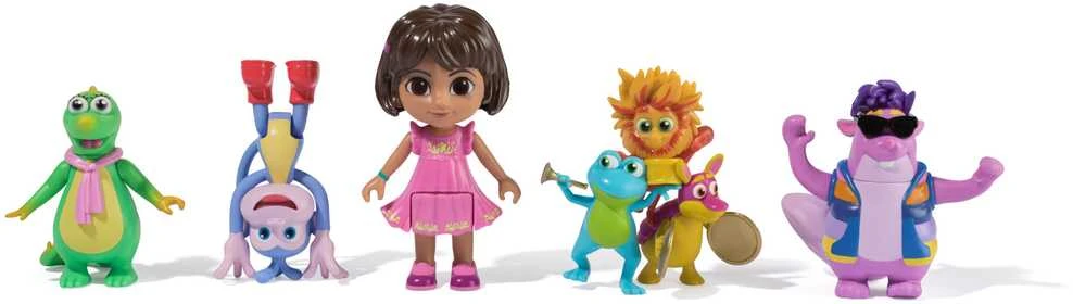 Dora tyrinėtoja Fantastiškų draugų figūrėlių rinkinys 5 figūrėlės