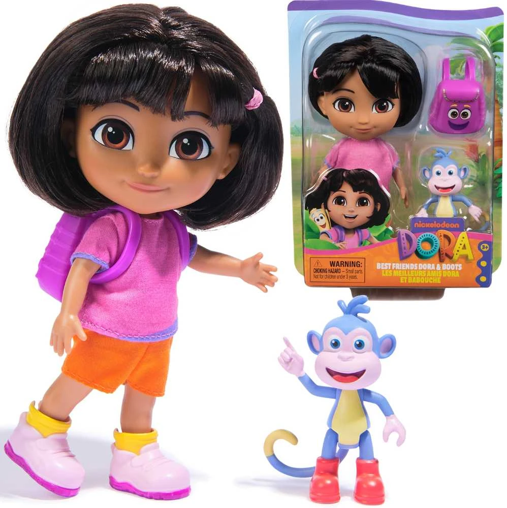 Spin Master DORA TYRINĖTOJĖ lėlė Kasdieninė paprasta Dora 15 cm