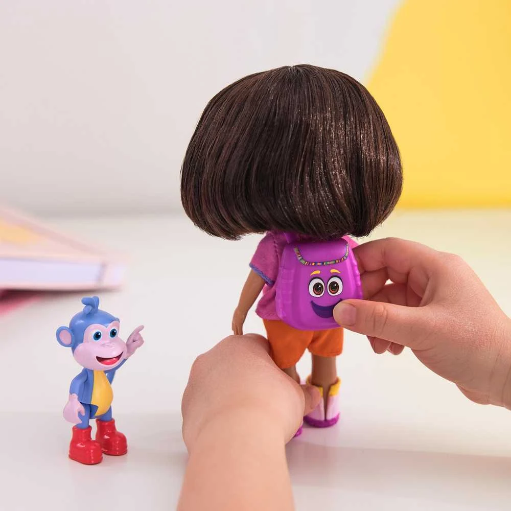 Spin Master DORA TYRINĖTOJĖ lėlė Kasdieninė paprasta Dora 15 cm