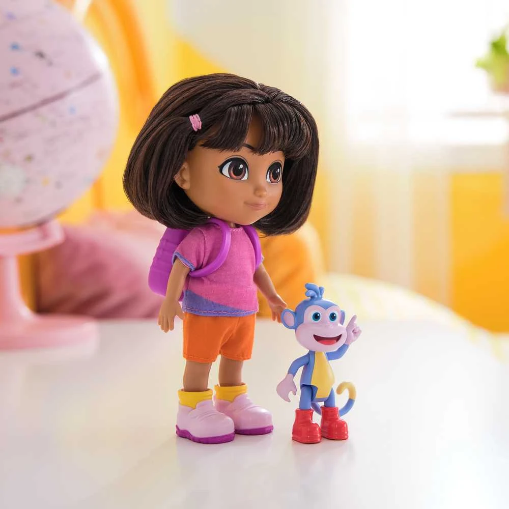 Spin Master DORA TYRINĖTOJĖ lėlė Kasdieninė paprasta Dora 15 cm