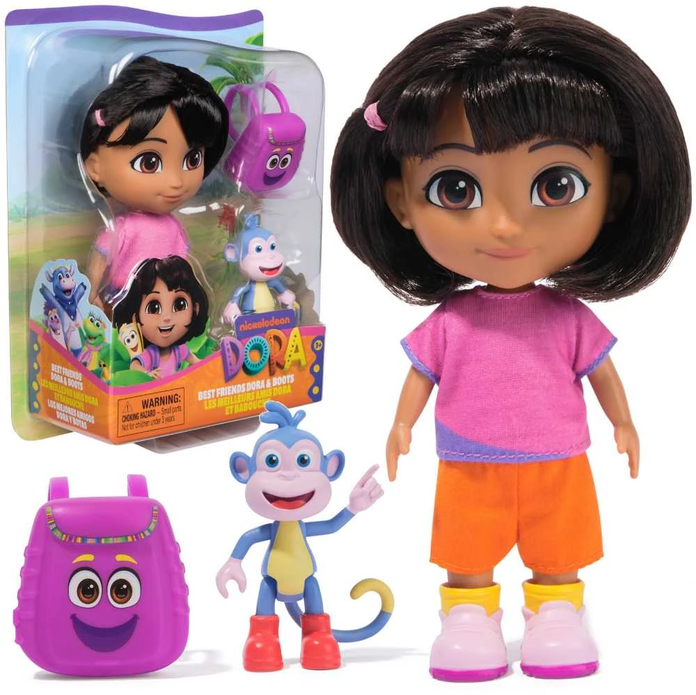 Spin Master DORA TYRINĖTOJĖ lėlė Kasdieninė paprasta Dora 15 cm