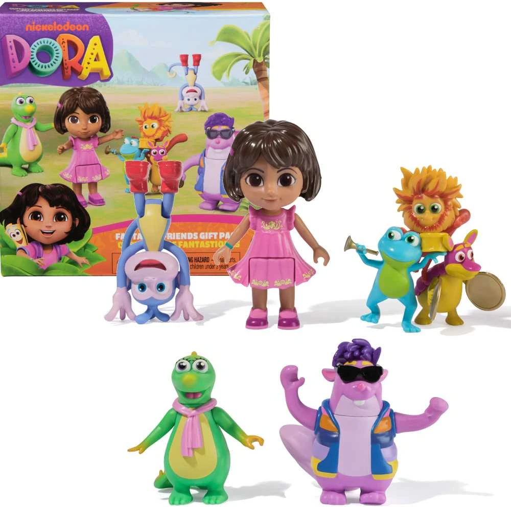 Dora tyrinėtoja Fantastiškų draugų figūrėlių rinkinys 5 figūrėlės