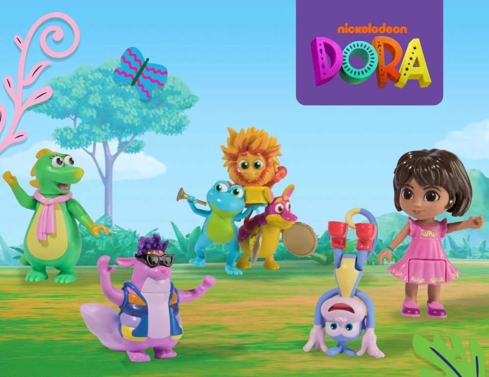Dora tyrinėtoja Fantastiškų draugų figūrėlių rinkinys 5 figūrėlės