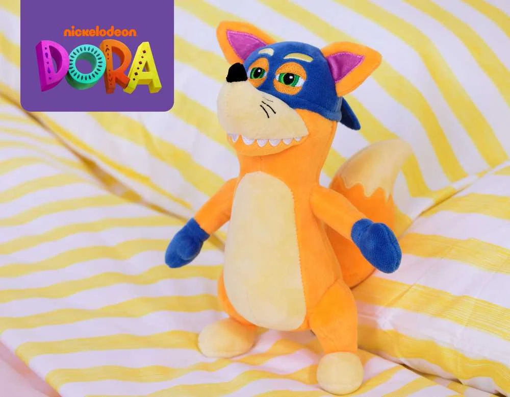 Dora tyrinėtoja pliušinis žaislas plėšikas swiper minkštas žaislas 20 cm