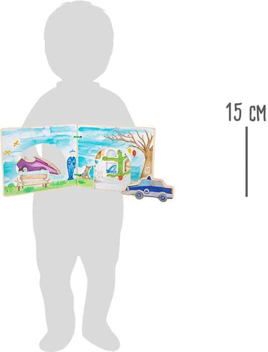 SMALL FOOT interaktyvi medinė knygelė POLICE