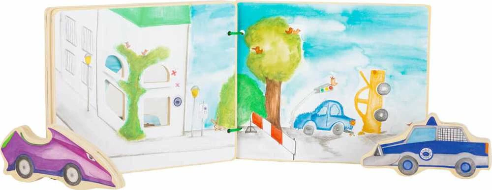 SMALL FOOT interaktyvi medinė knygelė POLICE